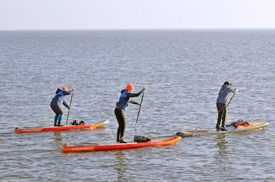 SUP Island Winter Island Hopping an der Nordsee