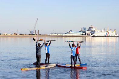 SUP Yoga Kurse an der Nordseeküste