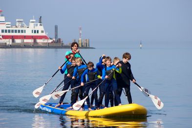 MonstAir SUP Tour mit dem Kinderkurs