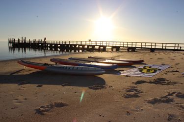 SUP Verleih am Strand von Wyk auf Föhr